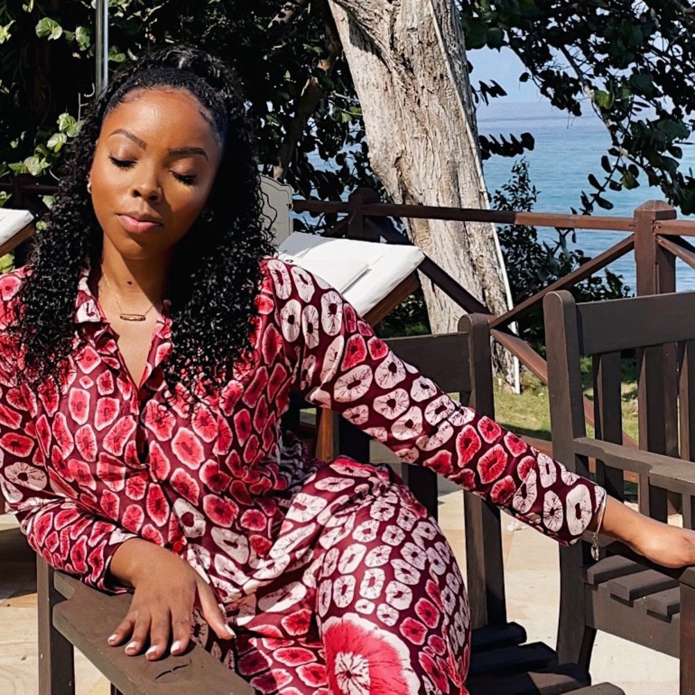 GRASS FIELDS - SILK KAKRA BLOUSE